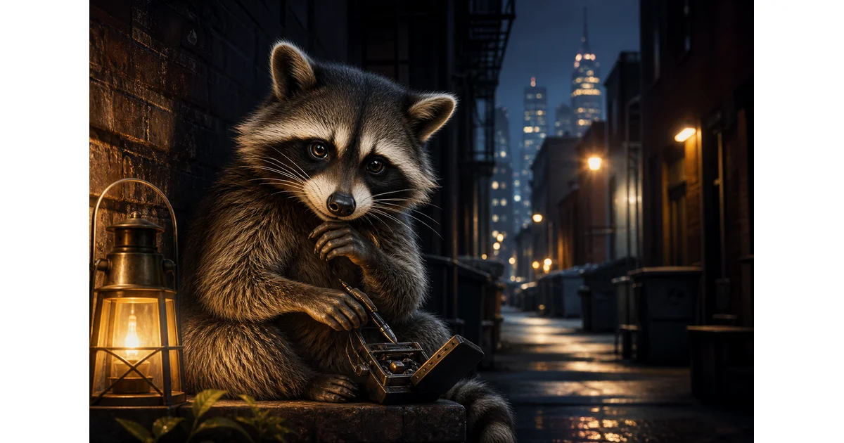Raccoons Are Tiny Urban Geniuses